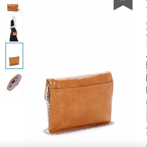 NWT Hobo Daria Leather Crossbody Clutch - Picture 3 of 5